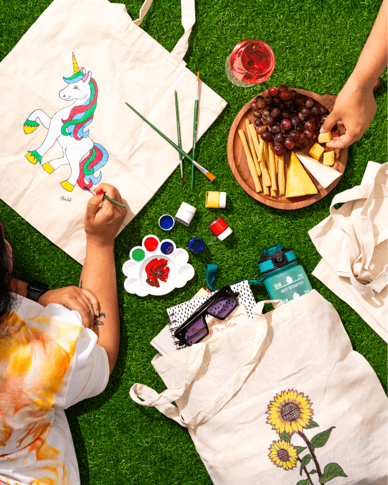 Tote Bag Painting Party Box (5 people)