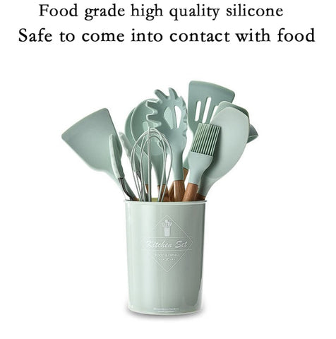 silicone cooking utensils set