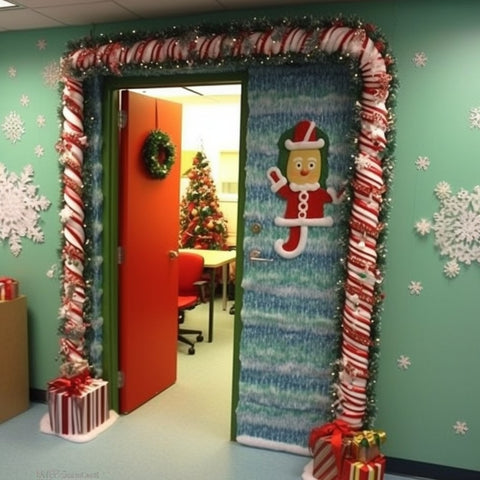 unique Christmas door decorating contest ideas