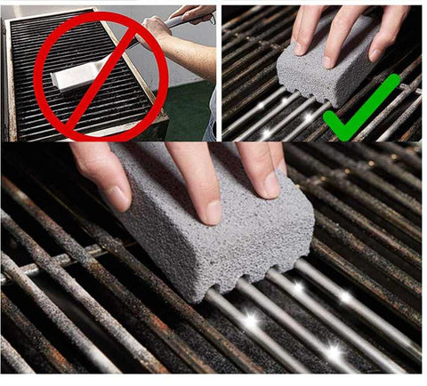cleaning bricks for grills