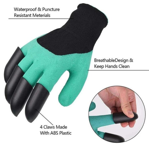 claw digging gloves