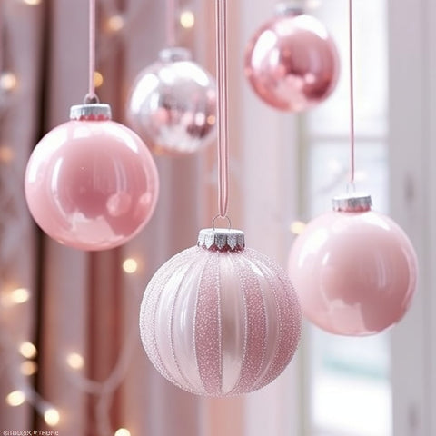pink Christmas tree decoration ideas