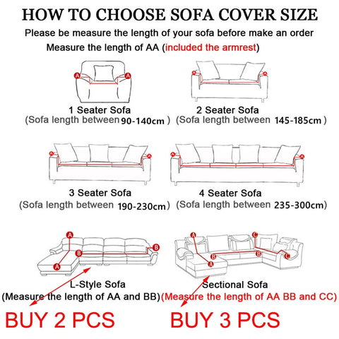 sofa cover with elastic