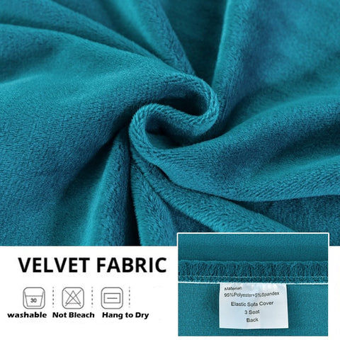 velvet sofa cover