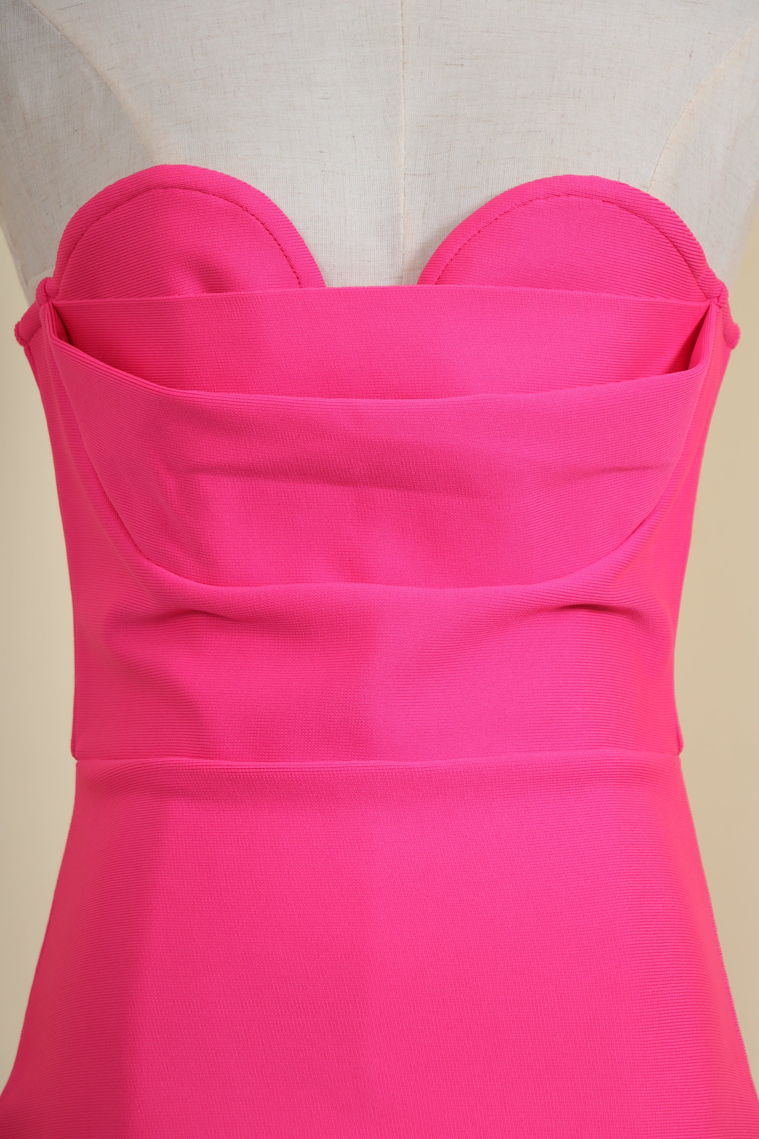 GREEN MIDI BANDAGE DRESS - Image 16