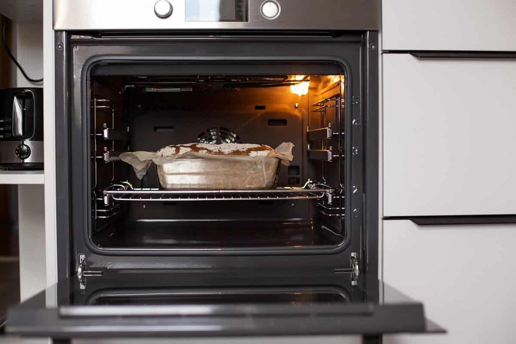 baking in an electric oven