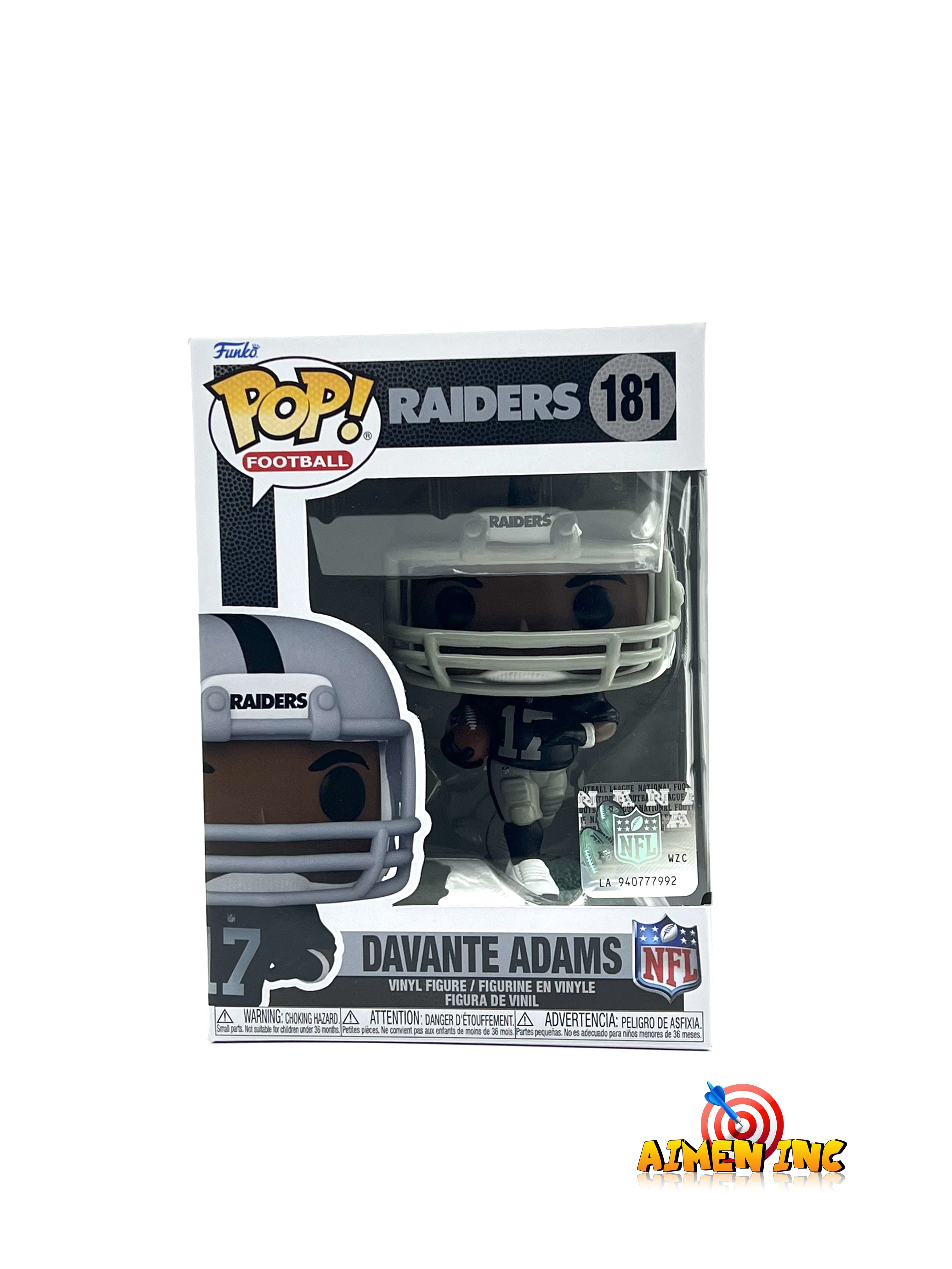 NFL Raiders Davante Adams Funko Pop! Vinyl Figure #181