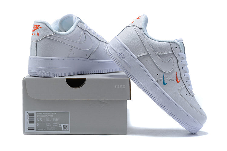 Nike Air Force 1 07 Essential Summit White Solar Red Low CT1989 