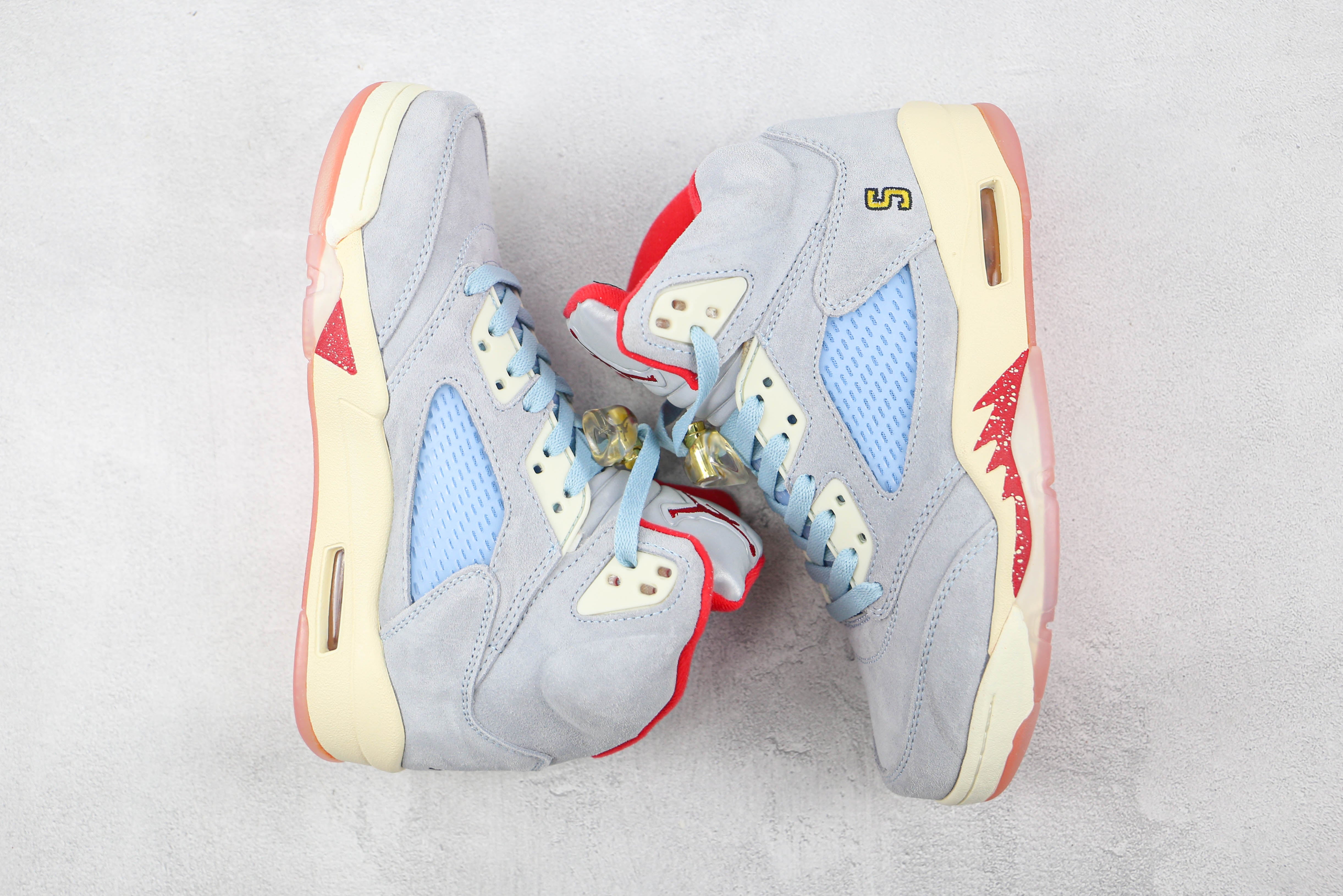 Trophy Room x Nike Air Jordan 5 Retro Ice Blue CI1899-400 Low Ba