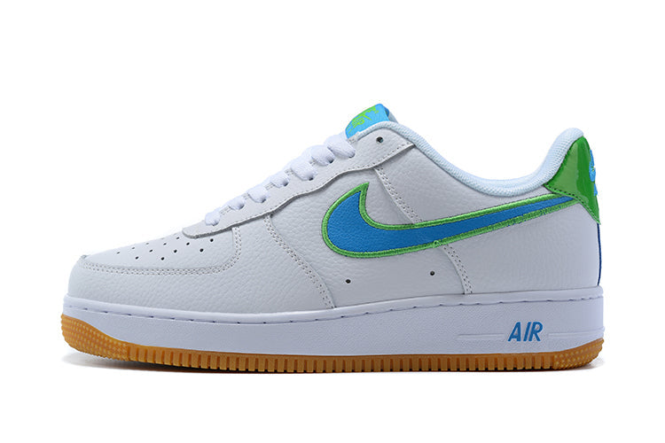 Nike Air Force 1 Low White Bright Blue Green DA4660 100 Sneaker 