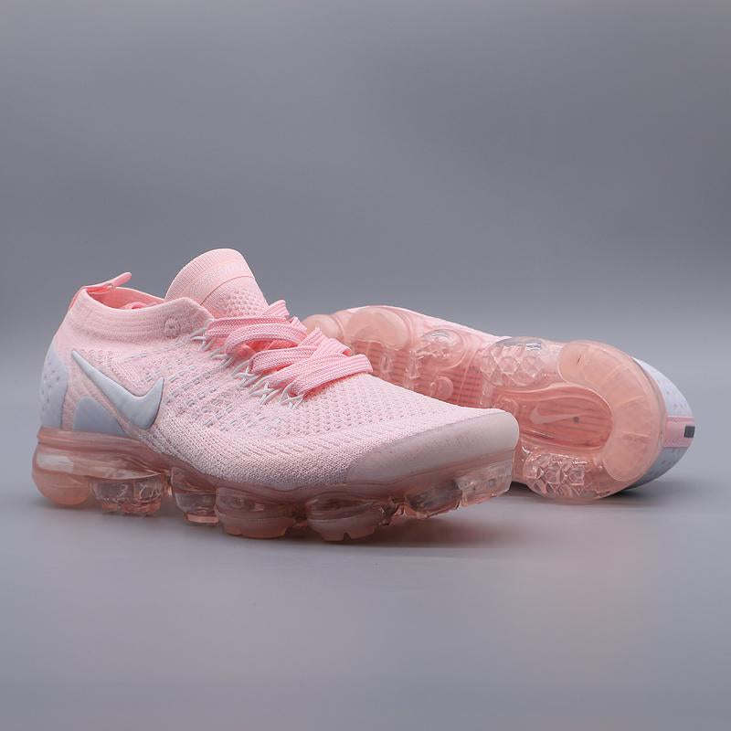 Nike Air VaporMax Flyknit 2 Pink White 942843 Women Casual Running Shoes Breathable Sneaker Morechoi