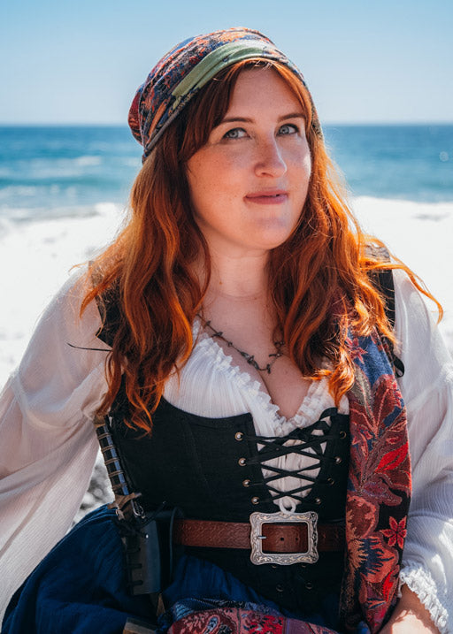 a female pirate costume for a renaissance faire