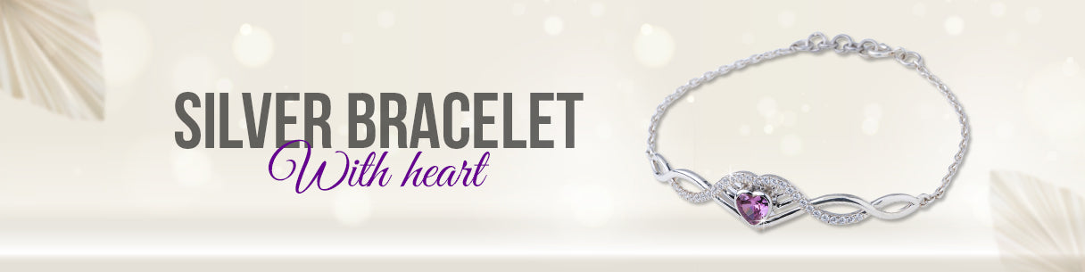 Heart Silver Bracelet