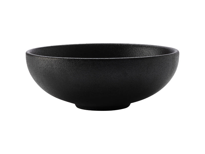 Caviar Coupe Bowl 15.5x6cm Black