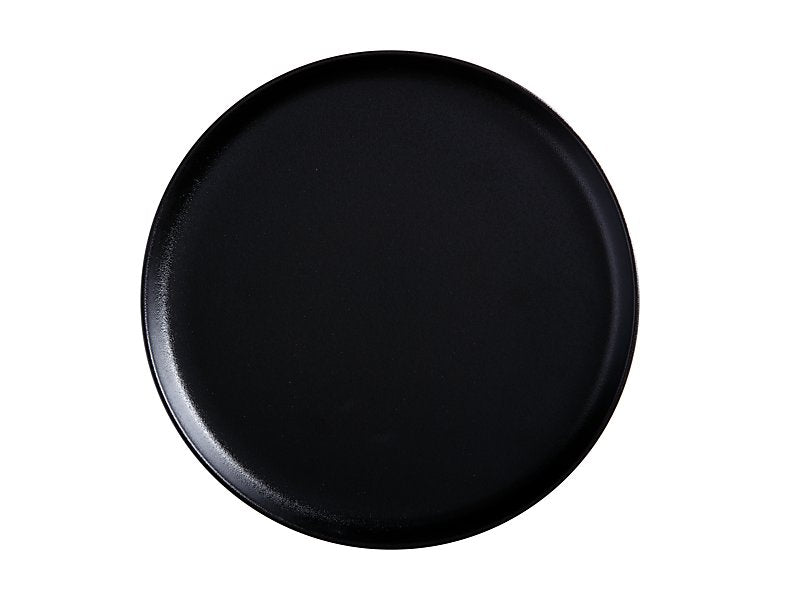 Caviar High Rim Platter 28cm Black