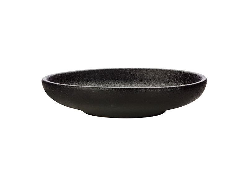 Caviar Round Sauce Dish 10cm Black