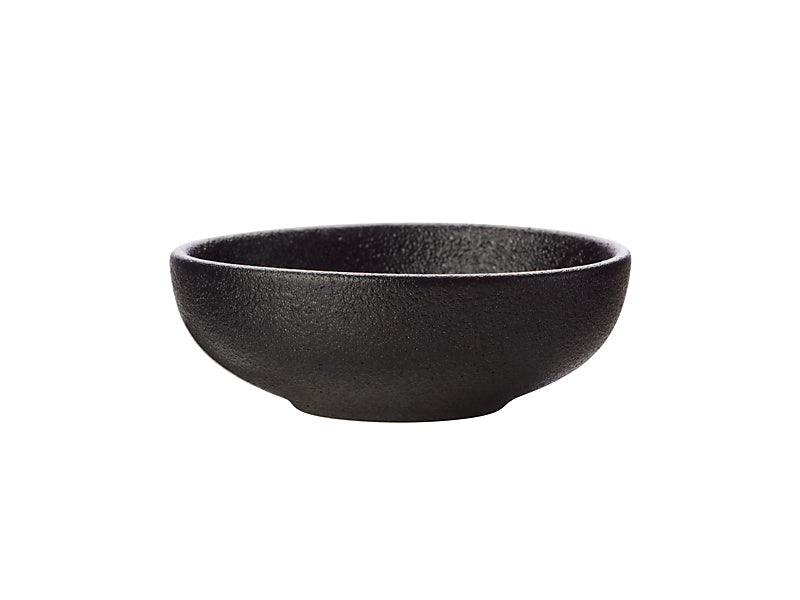 Caviar Round Sauce Dish 7cm Black