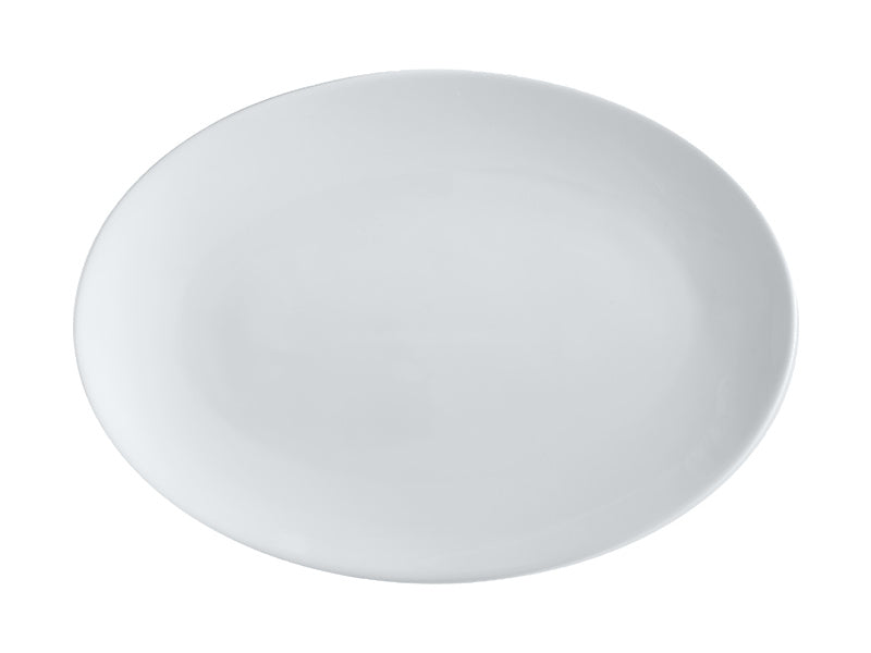 White Basics Oval Plate 35x25cm