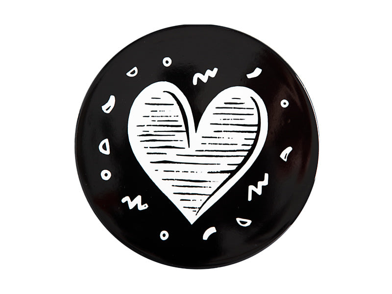 The Letterettes Ceramic Round Coaster 10.5cm Heart Gift Boxed
