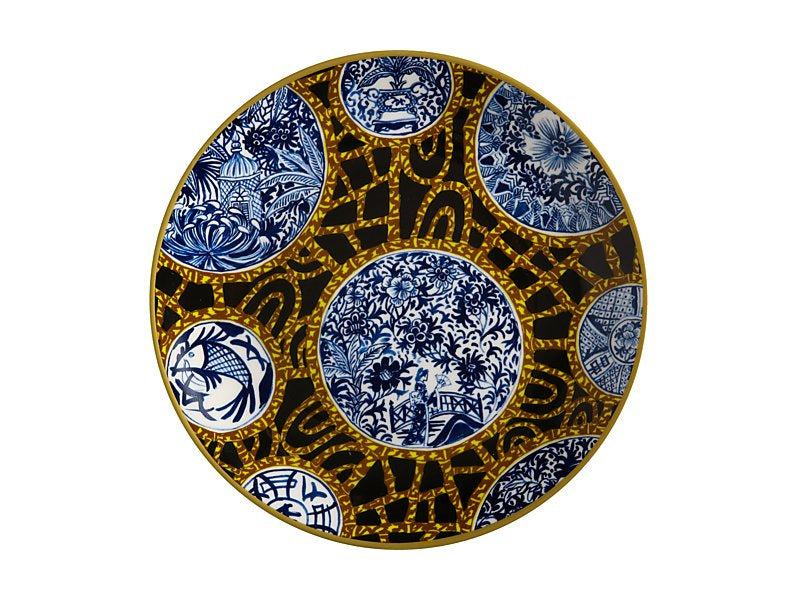 Greg Irvine Plate 20cm Batik Toile Gift Boxed