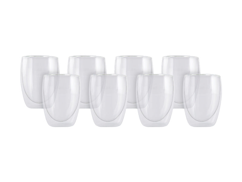 Blend Double Wall Cup 350ML Set of 8 Gift Boxed