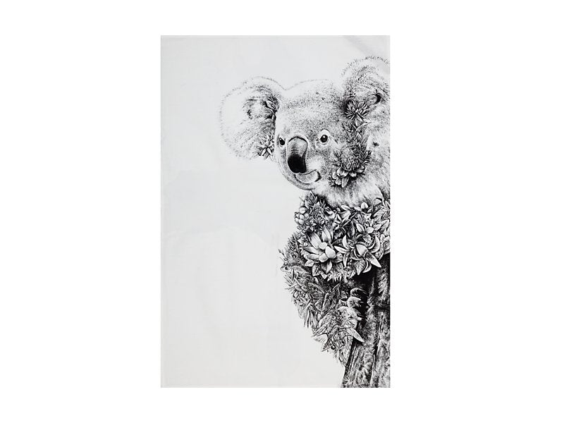 Marini Ferlazzo Wildlife Tea Towel 50x70cm Koala On Gum