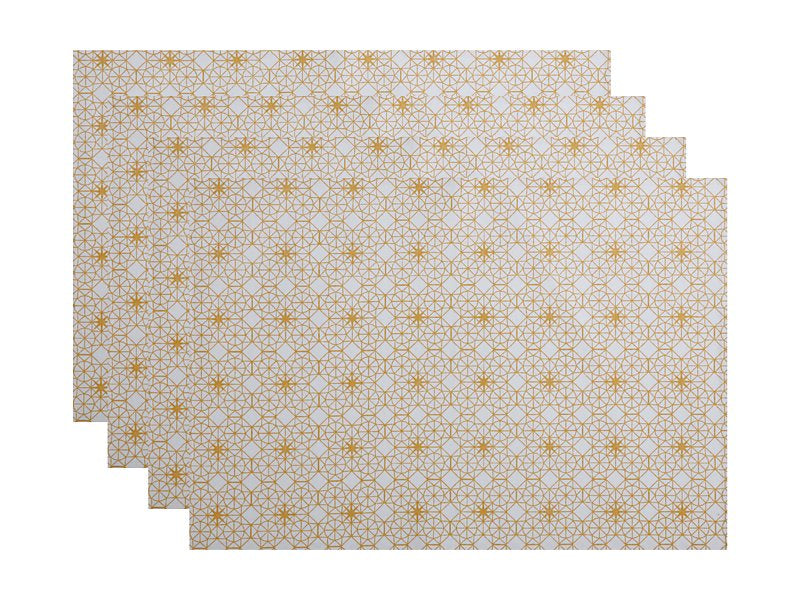 Starry Night Placemat Gold 33x48cm Set of 4