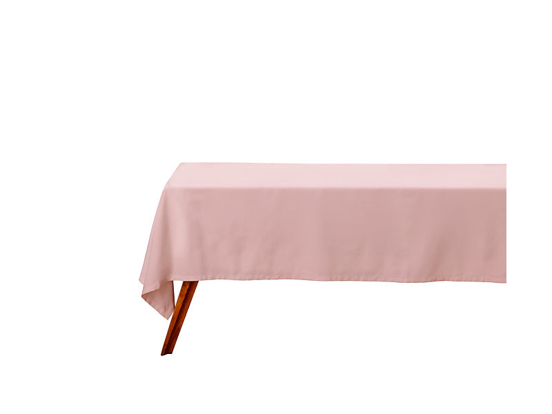 Cotton Classics Rectangle Tablecloth 300x150cm Rose