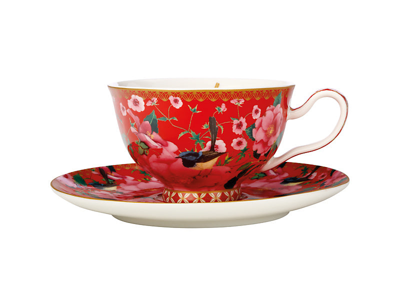 Teas & C's Silk Road Footed Cup & Saucer 200ML Gift Boxed