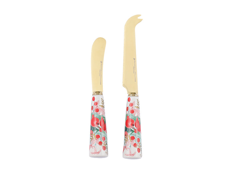 Merry Berry Spreader & Cheese Knife Set Gift Boxed