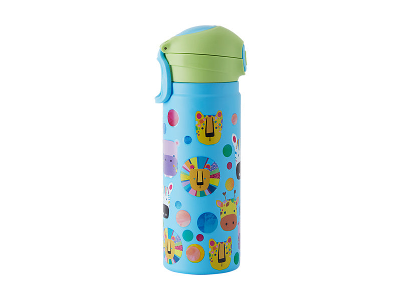 Kasey Rainbow Critters Double Wall Insulated Bottle Blue