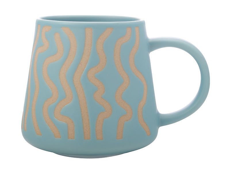 Squiggle Mug 420ML Blue