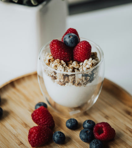 chia yoghurt bowl for gut health