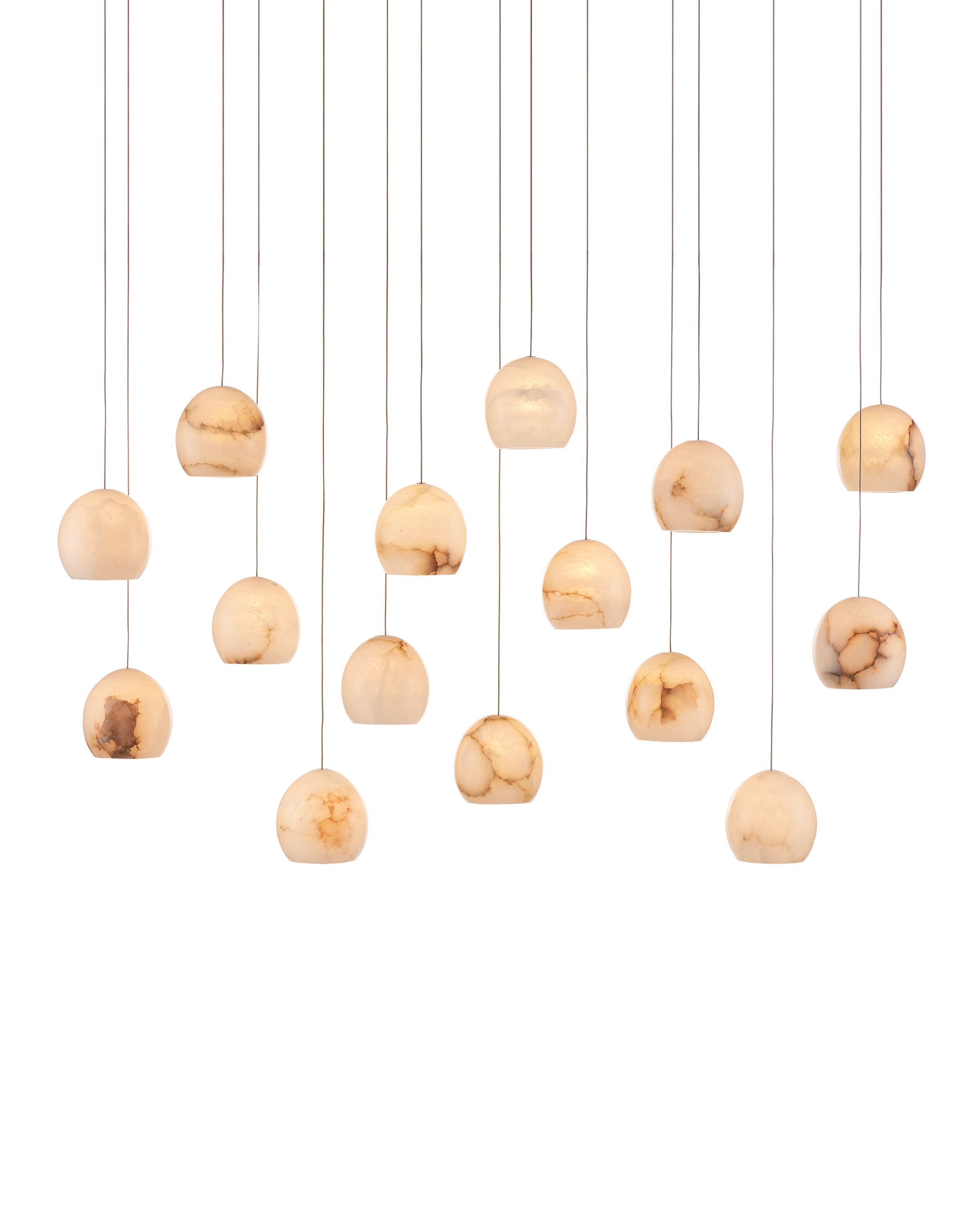 Lazio 15-Light Linear Multi-Drop Pendant