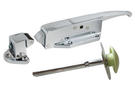 Kason 58 Chrome Locking Cold Room Handle - Absolute Coldroom