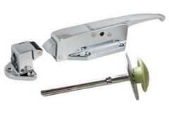Chrome Kason 58 Cold Room Door Handle - Absolute Coldroom
