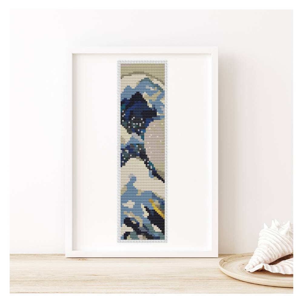 The Great Wave off Kanagawa Bookmark Counted Cross Stitch Pattern – The Art  of Cross Stitch