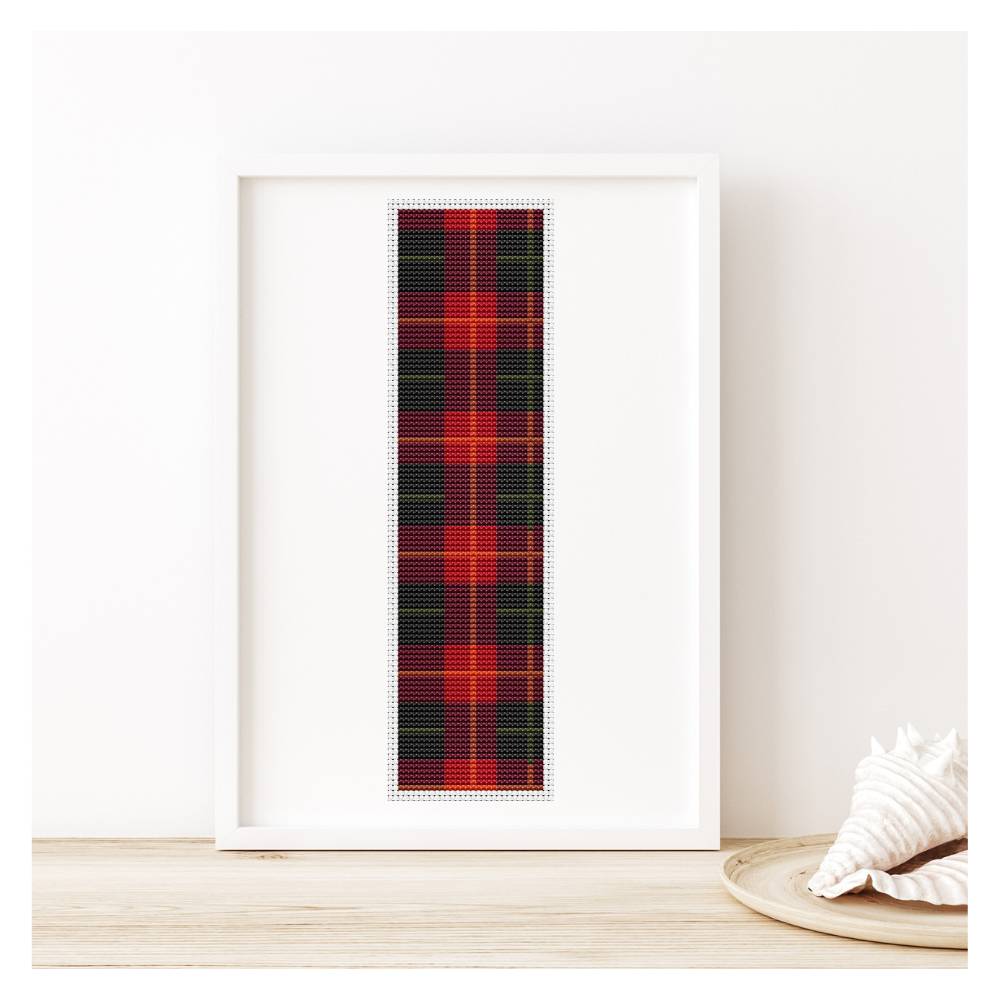 So Plaid Bookmark Counted Cross Stitch Pattern – The Art of Cross