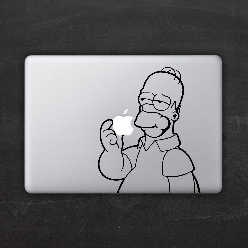 Featured image of post Homer Simpson Eating Apple Logo Macbook Designed to work with your macbook s backlit apple logo