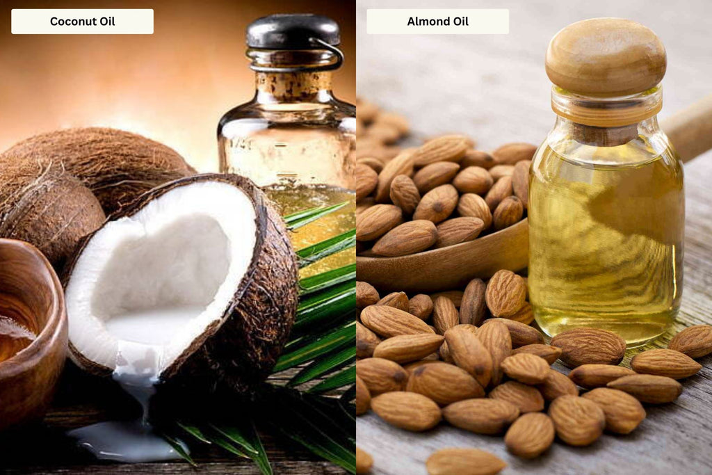 Other emollients such as coconut oil and almond oil