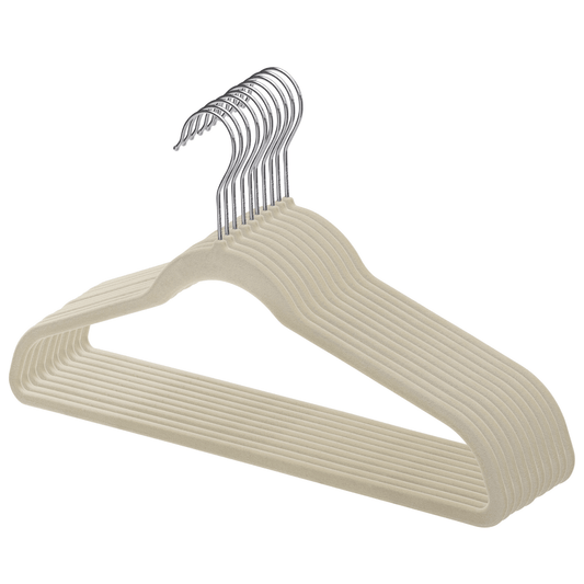 Chrome Suede Jacket Pants Hanger Flocked, Jacket Hanger - PRODUCTS