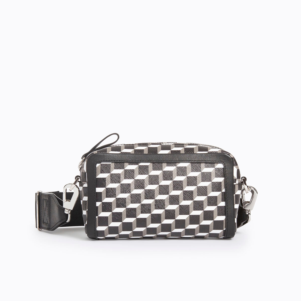 CUBE BOX unisex bag in black calf leather — PIERRE HARDY