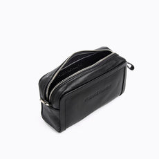 CUBE BOX unisex bag in Cube canvas & black leather — PIERRE HARDY