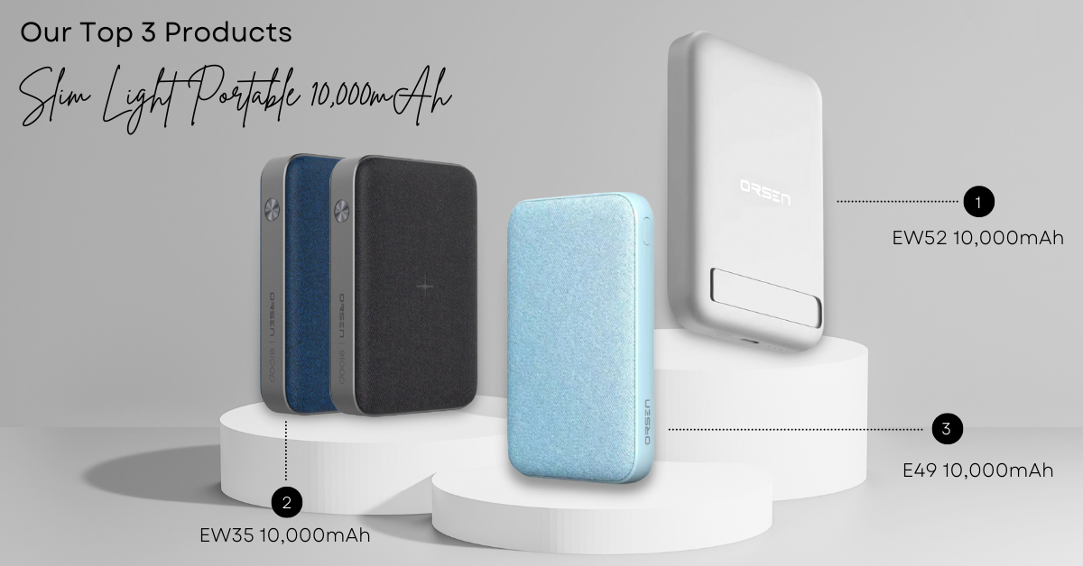 Eloop powerbank E49, EW35, EW52 Magsafe 10000mAh