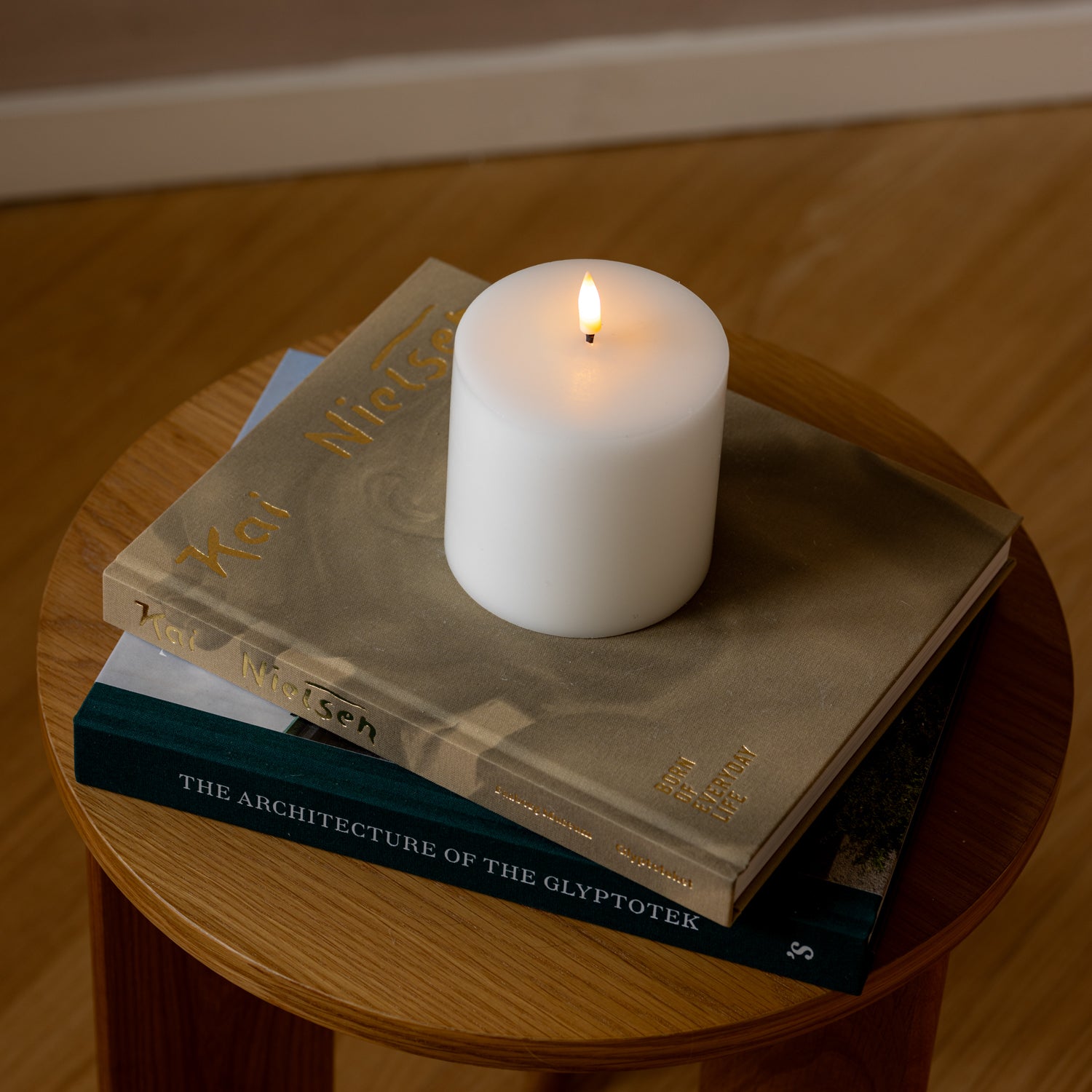 Rika LED pillar candle white Ø 10 X 10-15-20 cm 1 pcs - 10