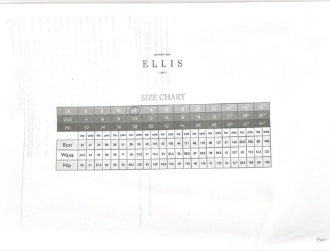 size guide chart