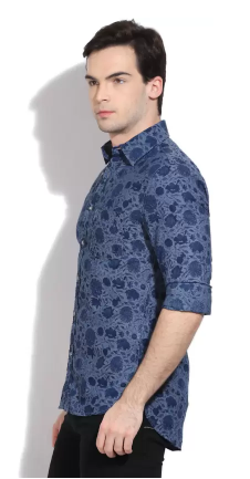 Flipkart | PETER ENGLAND Men Slim Fit Floral Print Spread Collar Casual Shirt