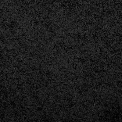 Pörrömatto PAMPLONA korkeanukka moderni musta 200x200 cm
