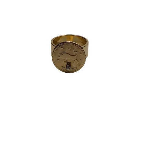 Taurus Gold + Swarovski Crystal Ring