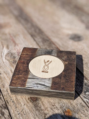 Whisky stave coaster - handmade by J Boult Designs 